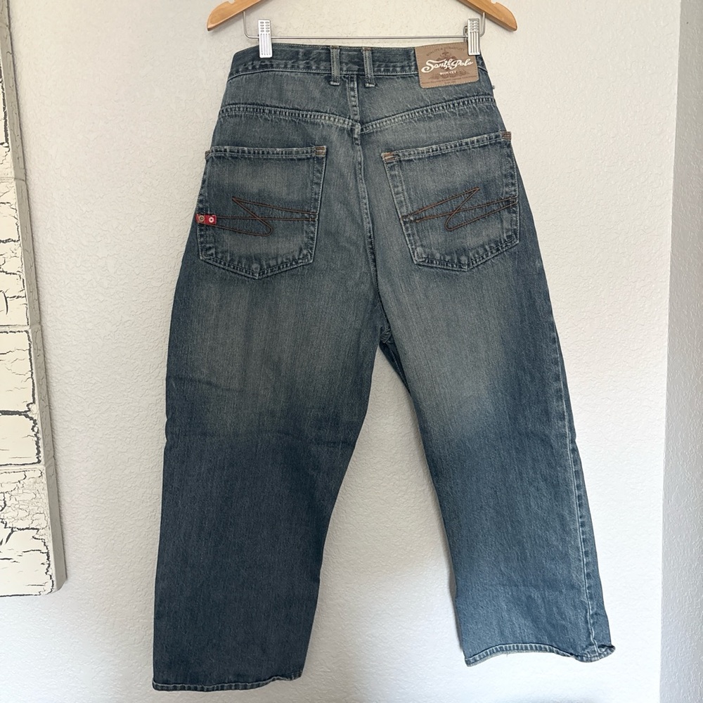 VINTAGE 90s South Pole Bootcut Fit Blue Jeans for Men